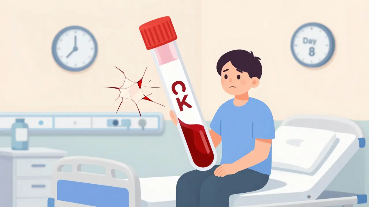 Daptomycin Muscle Toxicity: What You Need to Know About CK Monitoring and Symptoms