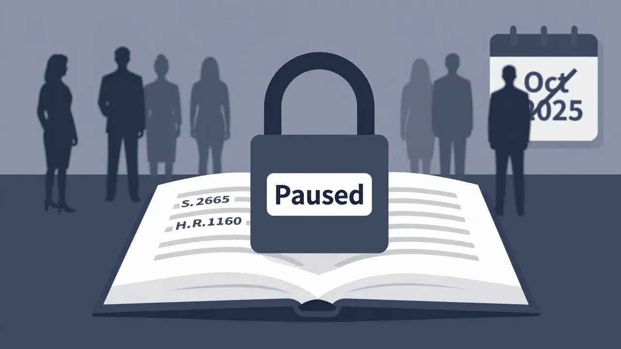 Locked legislation books symbolizing stalled drug shortage bills